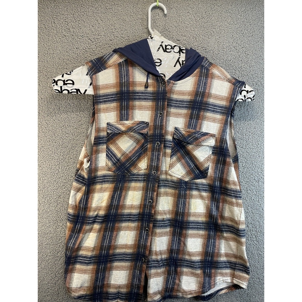 Vintage Hunt Club Hoodie Size Large  Plaid‎